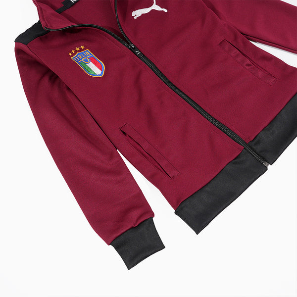 Boys Track Suit Maroon & Black