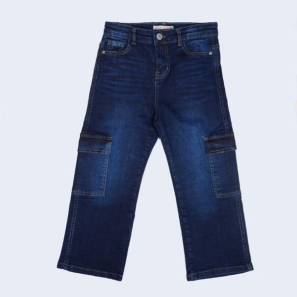 Girls Dark Blue Jeans