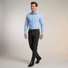 Gravity Men Dress Shirt Sky Blue