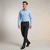 Gravity Men Dress Shirt Sky Blue