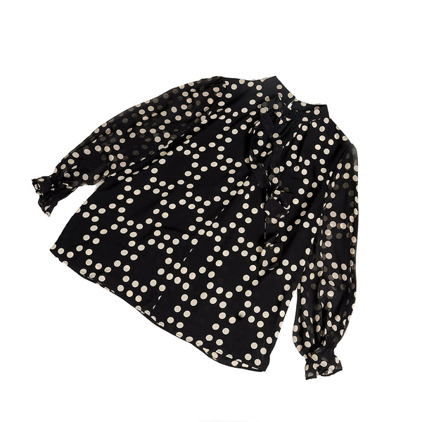 Black & Golden Casual Top