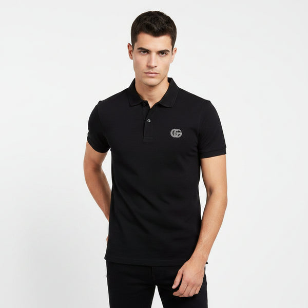 Gravity Black Polo T-Shirt