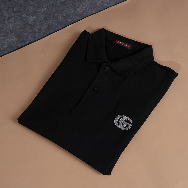 Gravity Black Polo T-Shirt