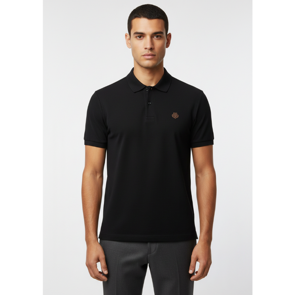 Gravity Black Polo T-Shirt