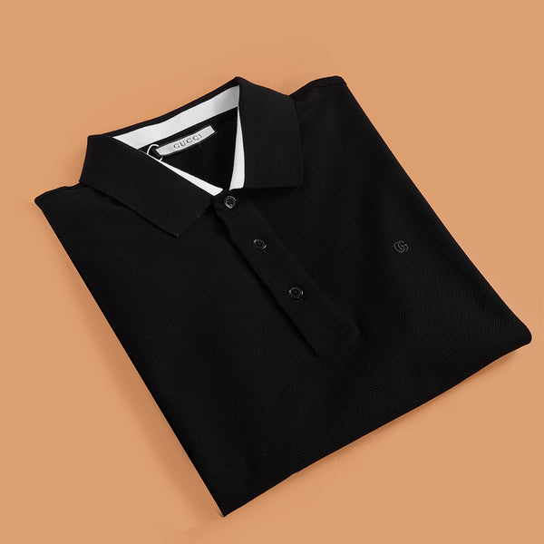 Gravity Black Polo T-Shirt
