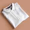 Gravity White Polo T-Shirt