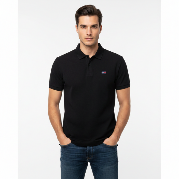 Gravity Black Polo T-Shirt