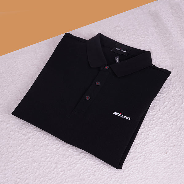 Gravity Black Polo T-Shirt