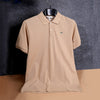Gravity Beige Polo T-Shirt