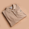 Gravity Beige Polo T-Shirt