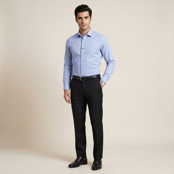 Gravity Men Dress Shirt Sky Blue