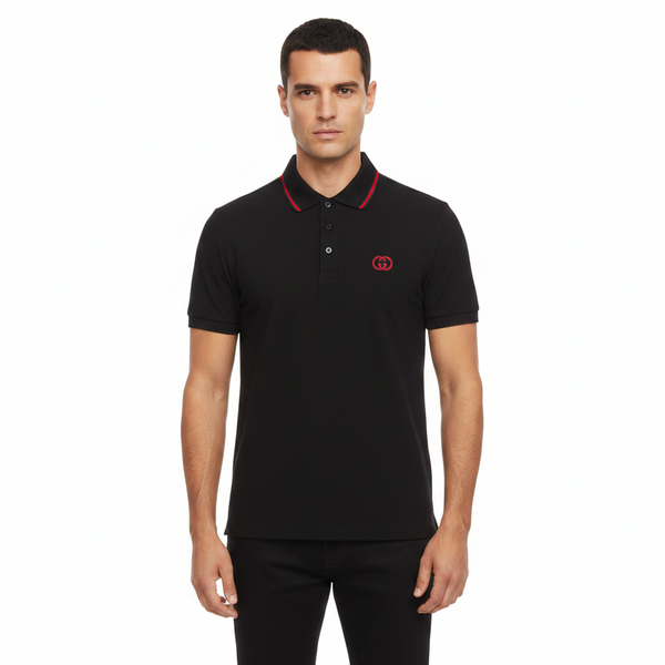 Gravity Black Polo T-Shirt