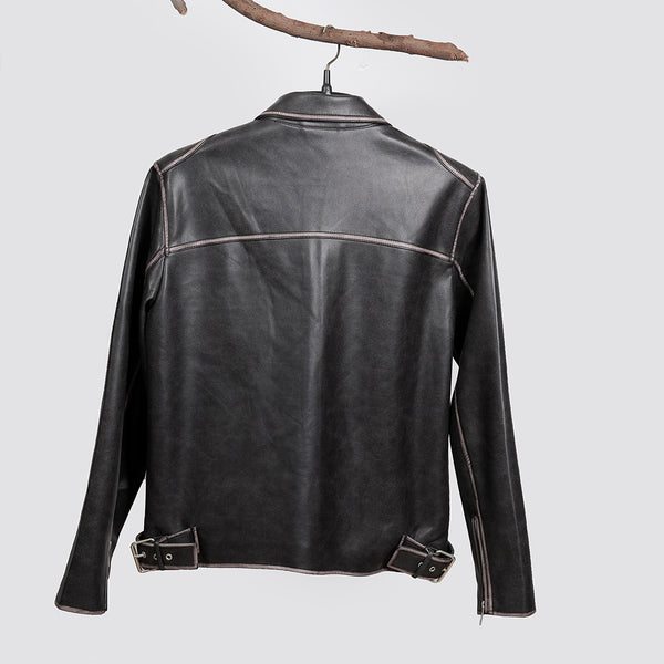 Men Black Leather Jacket