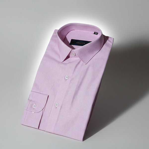 Gravity Men Dress Shirt Light Purple