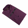 Gravity Men Dress Shirt Dark Purple
