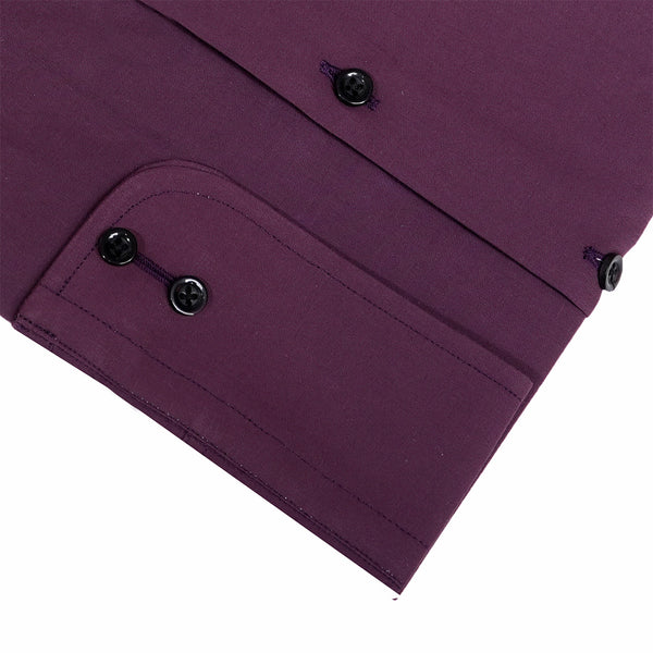 Gravity Men Dress Shirt Dark Purple
