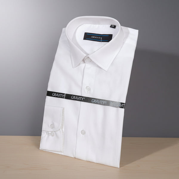 Gravity Men Dress Shirt White