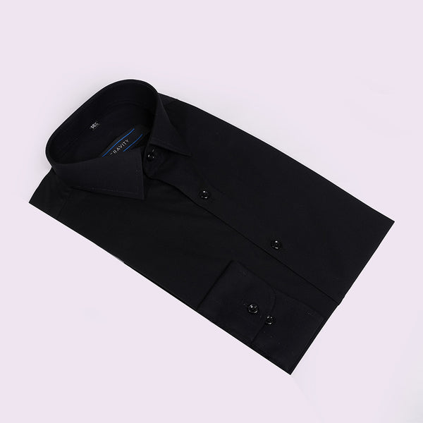 Gravity Men Dress Shirt Black