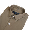 Gravity Men Dress Shirt Pastel Brown