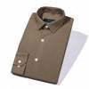 Gravity Men Dress Shirt Pastel Brown