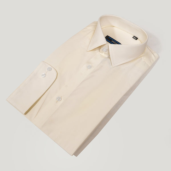 Gravity Men Dress Shirt Off White