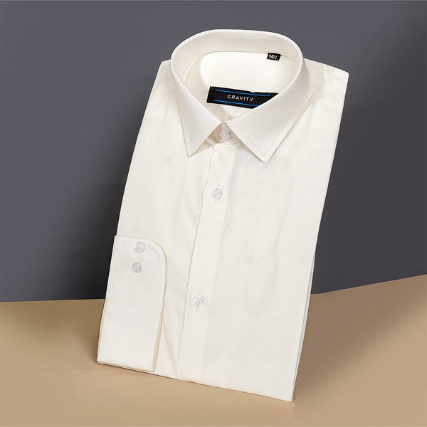 Gravity Men Dress Shirt Off White