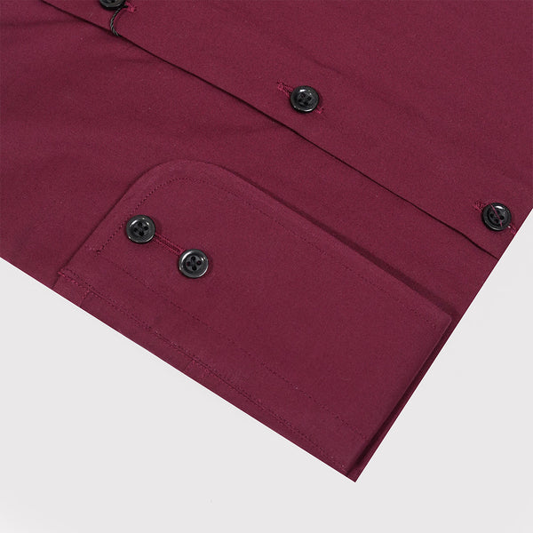 Gravity Men Dress Shirt Mehroon