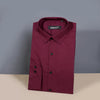 Gravity Men Dress Shirt Mehroon