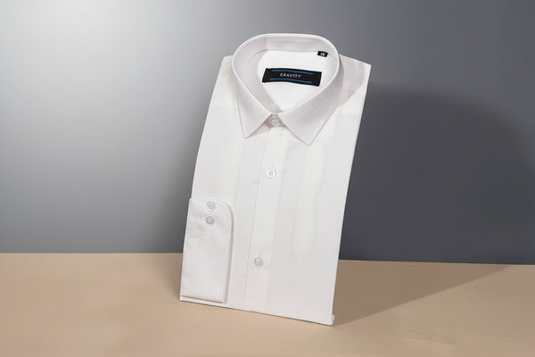 Gravity Men Dress Shirt White