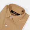 Gravity Men Dress Shirt Beige