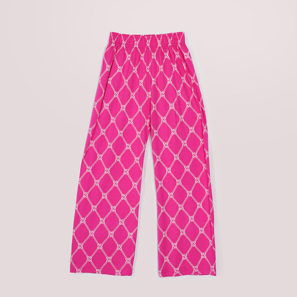 Girls Shocking Pink Trouser