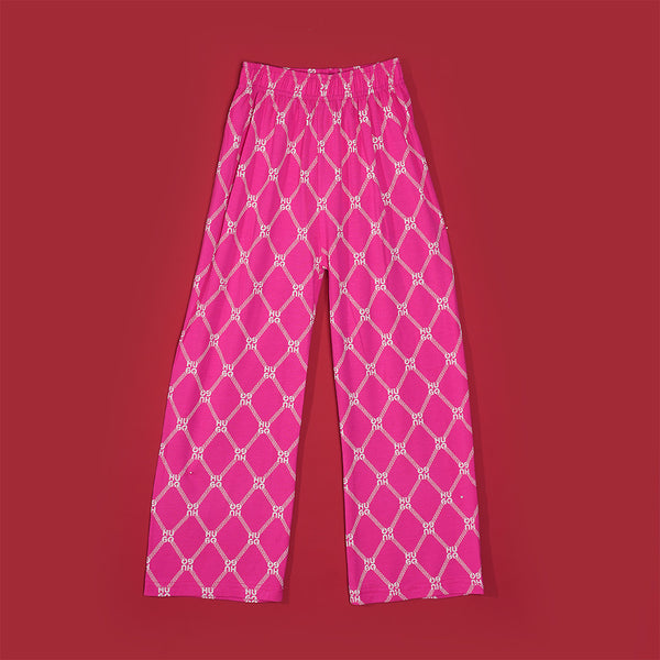 Girls Shocking Pink Trouser
