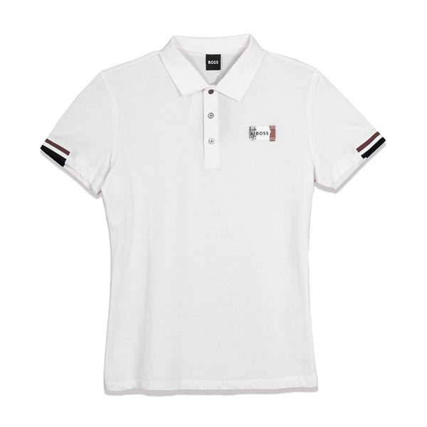 Gravity White Polo T-Shirt