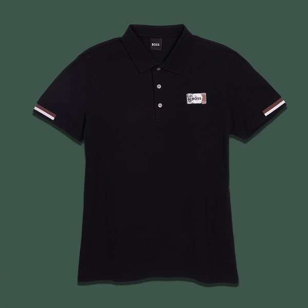 Gravity Black Polo T-Shirt