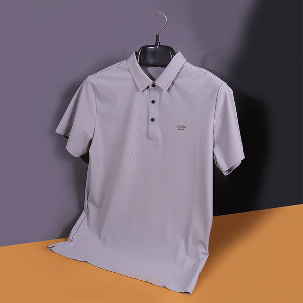 Gravity Grey Polo T-Shirt