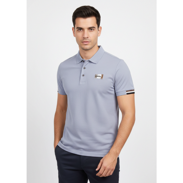 Gravity Grey Polo T-Shirt