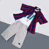 Boys Double Shirt & Short Set