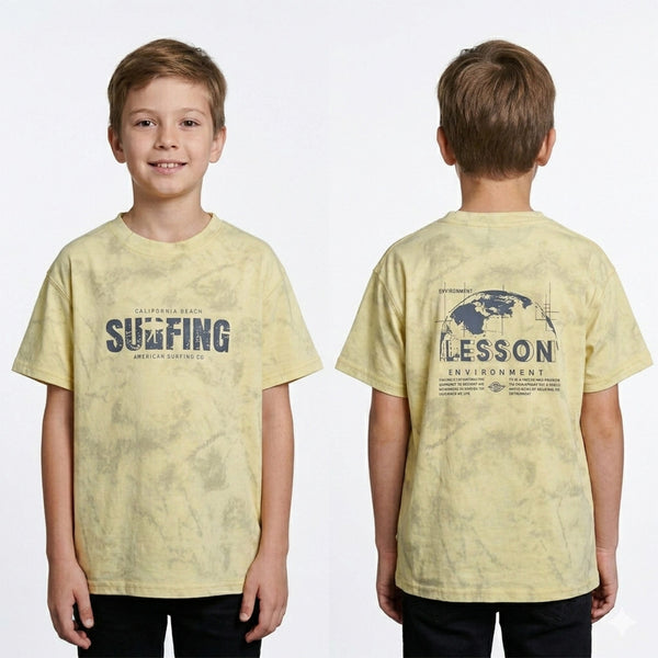 Boys Lime Yellow T-Shirt