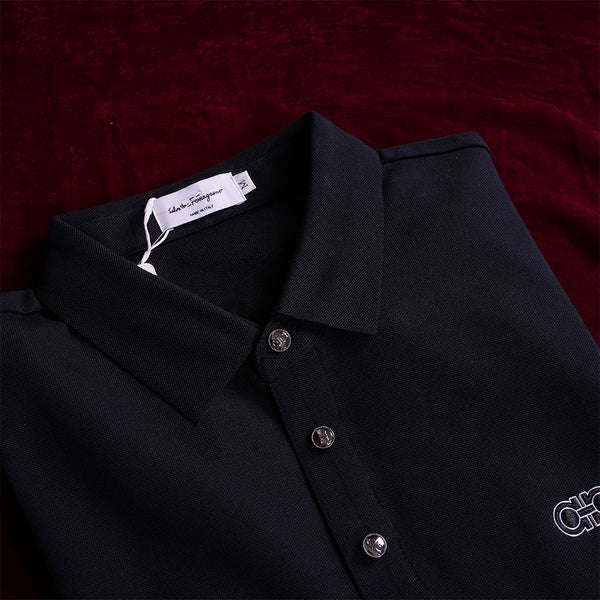 Gravity Black Polo T-Shirt