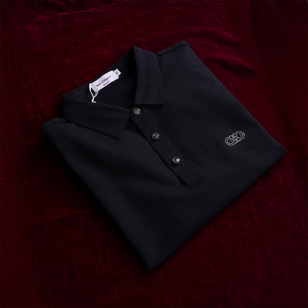 Gravity Black Polo T-Shirt