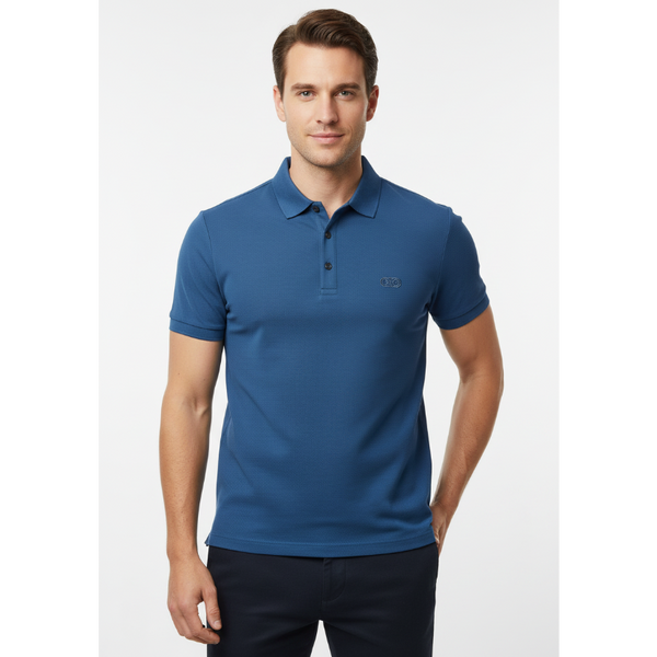 Gravity Blue Polo T-Shirt