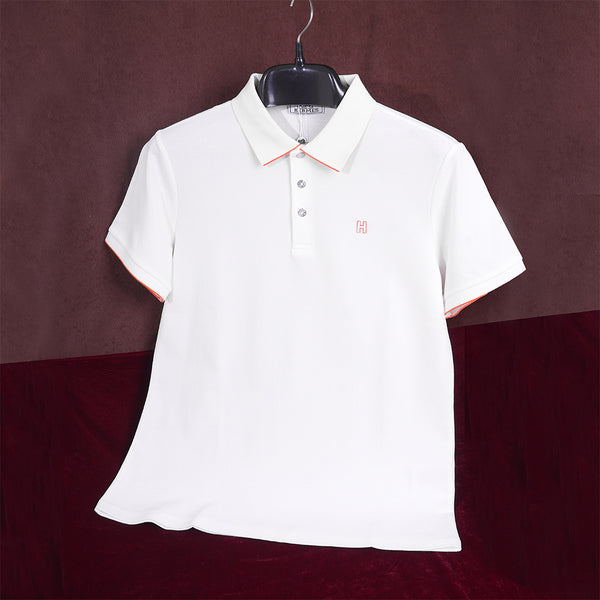 Gravity White Polo T-Shirt