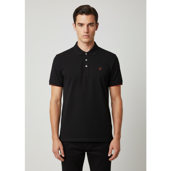 Gravity Black Polo T-Shirt