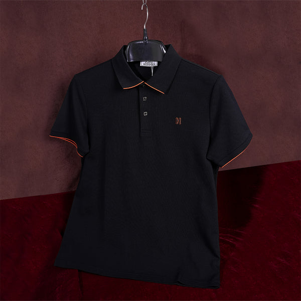 Gravity Black Polo T-Shirt