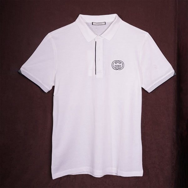 Gravity White Polo T-Shirt