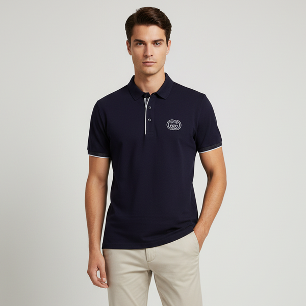 Gravity Blue Polo T-Shirt