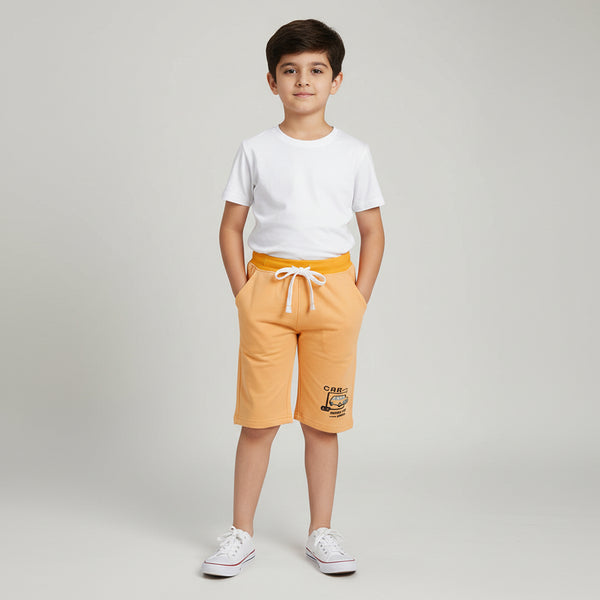 Boys Light Orange Shorts