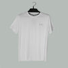 Gravity White Round Neck T-Shirt