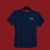 Gravity Blue Round Neck T-Shirt