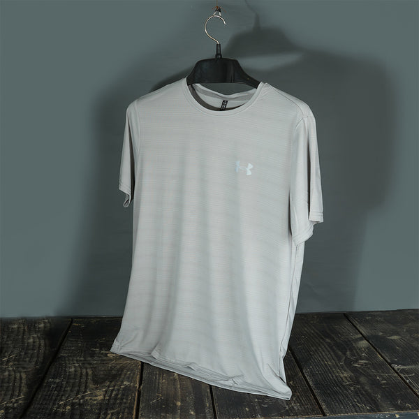 Gravity Grey Round Neck T-Shirt